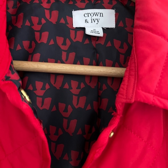 Crown &  Ivy Red Jacket - Picture 6 of 7